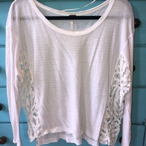 Free people crochet side swing top